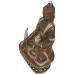 MEDECINE BUDDHA - Best quality statue hand work in Nepal by Master Artist. Silver and Brown Color - Large Size