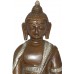 MEDECINE BUDDHA - Best quality statue hand work in Nepal by Master Artist. Silver and Brown Color - Large Size