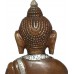 MEDECINE BUDDHA - Best quality statue hand work in Nepal by Master Artist. Silver and Brown Color - Large Size