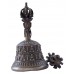 MEDITATION - Healing, Therapeutic,Pancha Buddha with Bajra, Nepali Special Quality and Sound - Medium Size (17.7*6.96 cm, 6.96*3.66 inch)