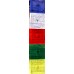 Dhrchog/Vetical Tibetan, Best Quality, Poli-Cotton Prayer Flags - Jumbo Size