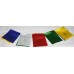 Tibetan, Cotton,Good Quality Horizontal, Door Prayer Flags (1 packet have 10 individual flags) - Small Size