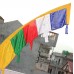 Dhrchog/Vetical Tibetan, Professional Quality, Silk Prayer Flags - Jumbo Size 