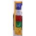 Dhrchog/Vetical Tibetan, Professional Quality, Silk Prayer Flags - Jumbo Size 