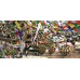 Tibetan, Polister, Cheapest, Horizontal, Prayer Flags (1 packet have 5 rolls and 1 roll have 10 individual flags) - Large Size 