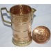 Copper (TAMA) JUG - Hand work in Nepal, Pure Copper Water Vase to neutralize any type of water before drink - Medium Size 