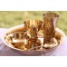 Normal Nepali Khana set,Thali set,Yellow/Shiny Quality - Mix Size