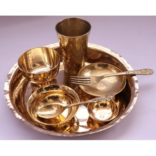 Special Nepali Khana set,Thali set,Yellow/Shiny Quality - Mix Size