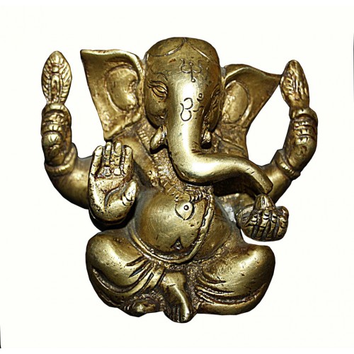 GANESH, GANAPATI, VINAYAK, Statue, Hand worked in Nepal - Extra Small