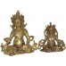 Kuber(Kubera) - The Lord of wealth, hand worked in Nepal, Dim Yellow color - Medium Size