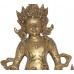 Kuber(Kubera), The Lord of wealth, hand worked in Nepal, Dim Yellow color - Medium Size