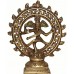 SHIVA NATARAJ - Best quality statue hand work in Nepal by Master Artist. Dim Yellow Color - Small Size