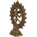 SHIVA NATARAJ - Best quality statue hand work in Nepal by Master Artist. Dim Yellow Color - Small Size