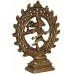 SHIVA NATARAJ - Best quality statue hand work in Nepal by Master Artist. Dim Yellow Color - Small Size