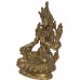 Green Tara - Nepali statue hand work in Nepal, Shiny Color - Small Size