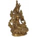 Green Tara - Nepali statue hand work in Nepal, Shiny Color - Small Size