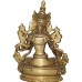 Green Tara - Nepali statue hand work in Nepal, Shiny Color - Small Size