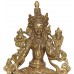 Green Tara - Nepali statue hand work in Nepal, Shiny Color - Small Size