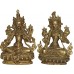 Green Tara - Nepali statue hand work in Nepal, Shiny Color - Small Size