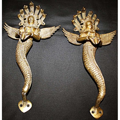 MARMID - Door handle Hand worked in nepal - Medium Size