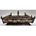 Incense burner with dears and Dharma pillar, eight auspicious and bajra, Bronze  - Medium Size