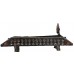 Incense Burner boat shaped, Copper/Bronze with decoration - Medium Size