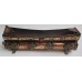 Incense Burner attached with Incense Stick keeping box (holder), Copper/Bronze  with decoration - Medium Size