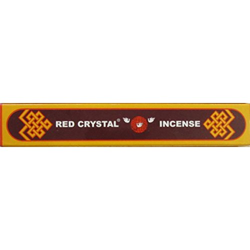 RED CRYSTAL, Pure Himalayan Herbal incense, sticks from Nepal - Short Box 