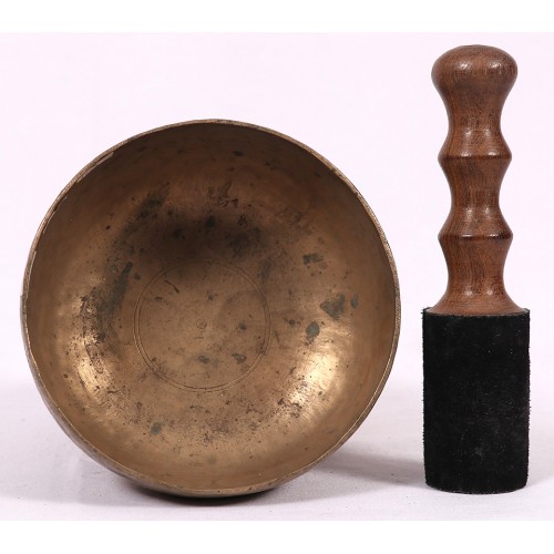 JUPITER - Planetary, Healing, Therapeutic, Handmade Thadobati Real Antique Singing Bowl (Medium Antique)