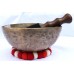 G (SOL) - Musical, Healing, Therapeutic, Handmade Jambati Real Antique Singing Bowl (Normal Antique)