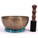 C (DO) - Musical, Healing, Therapeutic, Handmade Jambati Real Antique Singing Bowl (Medium Antique)