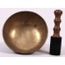 C (DO) - Musical, Healing, Therapeutic, Handmade Jambati Real Antique Singing Bowl (Medium Antique)