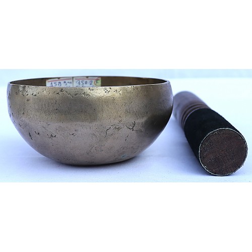 AQUA - Planetary, Healing, Therapeutic, Handmade Cobrebati Real Antique Singing Bowl (Normal Antique)