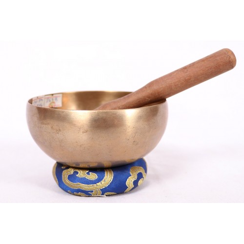 C (DO) - Musical, Healing, Therapeutic, Handmade Cobrebati Real Antique Singing Bowl (Superior Antique)