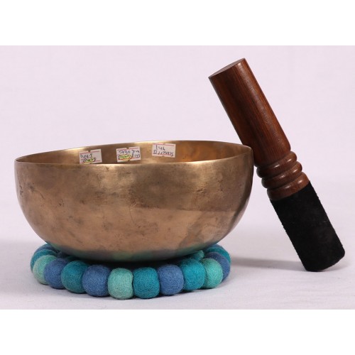 MARS - Planetary, Healing, Therapeutic, Handmade Jambati Real Antique Singing Bowl (Medium Antique)