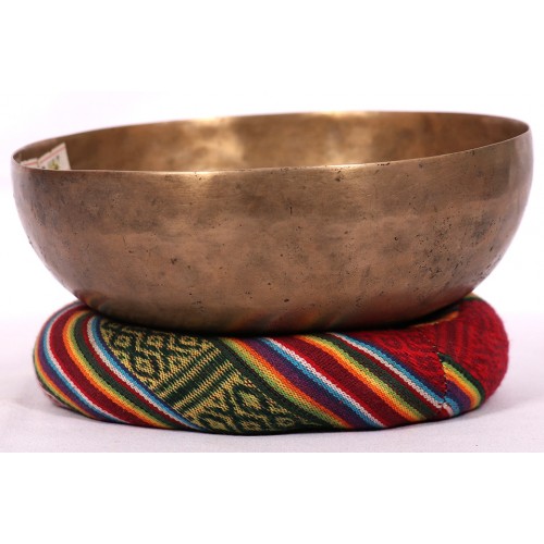 Nodical Month (Knot) - Planetary, Healing, Therapeutic, Handmade Chickenbati Real Antique Singing Bowl (Medium Antique)