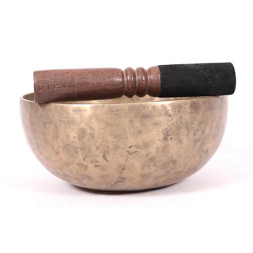 C (DO) - Musical, Healing, Therapeutic, Handmade Jambati Real Antique Singing Bowl (Superior Antique)