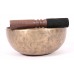 C (DO) - Musical, Healing, Therapeutic, Handmade Jambati Real Antique Singing Bowl (Superior Antique)