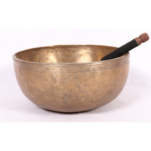 Culmination Period - Planetary, Healing, Therapeutic, Handmade Jambati Real Antique Singing Bowl (Superior Antique)