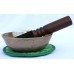 C (DO) - Musical, Healing, Therapeutic, Handmade Manipuri Real Antique Singing Bowl (Medium Antique)