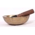 G (SOL) - Musical, Healing, Therapeutic, Handmade Manipuri Real Antique Singing Bowl (Unique Shape)