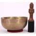 F (FA) - Musical, Healing, Therapeutic, Handmade Jambati Real Antique Singing Bowl (Medium Antique)