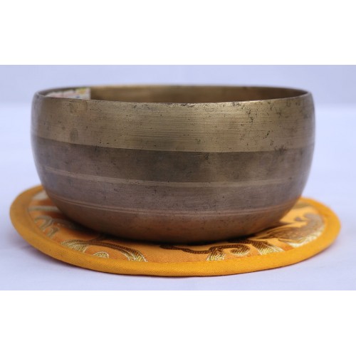 EARTHDAY (SOUND OF THE DAY) - Planetary, Healing, Therapeutic, Handmade Jambati Real Antique Singing Bowl (Normal Antique)