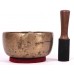 Geomagnetic Field - Planetary, Healing, Therapeutic, Handmade Thadobati Real Antique Singing Bowl (Medium Antique)