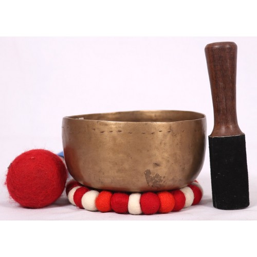 URANUS - Planetary, Healing, Therapeutic, Handmade Thadobati Real Antique Singing Bowl (Medium Antique)