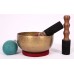 C (DO) - Musical, Healing, Therapeutic, Handmade Cobrebati Real Antique Singing Bowl (Medium Antique)