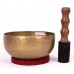 C (DO) - Musical, Healing, Therapeutic, Handmade Cobrebati Real Antique Singing Bowl (Medium Antique)