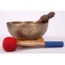 EARTHDAY (SOUND OF THE DAY) - Planetary, Healing, Therapeutic, Handmade Jambati Real Antique Singing Bowl (Medium Antique)