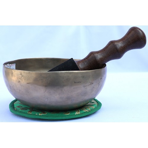 EARTHDAY (SOUND OF THE DAY) - Planetary, Healing, Therapeutic, Handmade Chickenbati Real Antique Singing Bowl (Medium Antique)