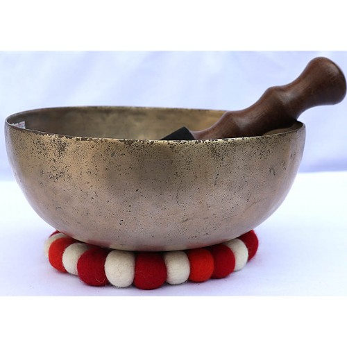 CERES - Planetary, Healing, Therapeutic, Handmade Jambati Real Antique Singing Bowl (Normal Antique)